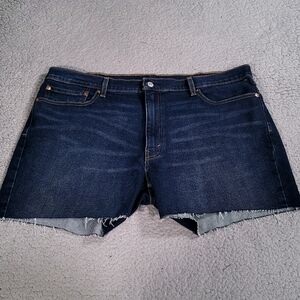 Levis 511 Shorts Mens Size 40 Blue Cut Off Pockets Casual Cotton Denim